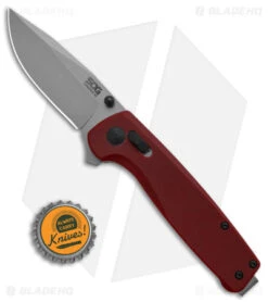 SOG Terminus XR Lock Knife Crimson Red G-10 (3" Stonewash) TM1023-BX 9 SOG Terminus XR Lock Knife Crimson Red G-10 (3" Stonewash) TM1023-BX -Sog Knives SOG Terminus XR Lock Knife Crimson Red G10 3in Stonewash BHQ 99815 td size