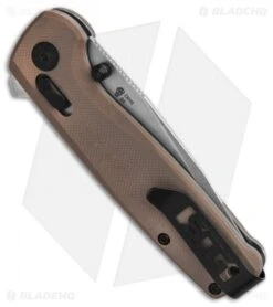 SOG Terminus XR Lock Knife Tan G-10 (3" Stonewash) TM1024-CP 8 SOG Terminus XR Lock Knife Tan G-10 (3" Stonewash) TM1024-CP -Sog Knives SOG Terminus XR Lock Knife Tan G 10 3 in BHQ 137485 td side