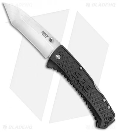 SOG Traction Tanto Lockback Knife (3.38" Satin) 3 SOG Traction Tanto Lockback Knife (3.38" Satin)