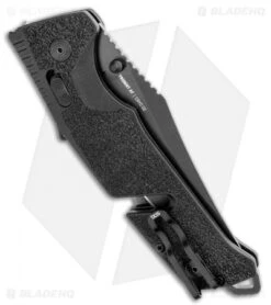 SOG Trident AT-XR Lock Knife Blackout Clip Point (3.7" Black) 8 SOG Trident AT-XR Lock Knife Blackout Clip Point (3.7" Black) -Sog Knives SOG Trident AT XR Lock Knife Blackout Clip Point 3.7inBlack 11 12 05 57 BHQ 105700 LS Side