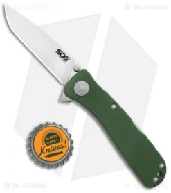 SOG Twitch II Spring Assisted Knife Moss (2.68" Satin) TWI210-BX -Sog Knives SOG Twitch II SA Moss Satin TWI210 BX BHQ 104062 jr bottlecap