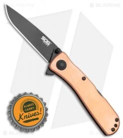 SOG Twitch II Spring Assisted Knife Copper (2.68" Black) TWI302-PB 9 SOG Twitch II Spring Assisted Knife Copper (2.68" Black) TWI302-PB -Sog Knives SOG Twitch II Spring Assisted Knife Copper 2.68 Black TWI302 PB BHQ 116325 LS Bottlecap