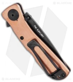 SOG Twitch II Spring Assisted Knife Copper (2.68" Black) TWI302-PB 8 SOG Twitch II Spring Assisted Knife Copper (2.68" Black) TWI302-PB -Sog Knives SOG Twitch II Spring Assisted Knife Copper 2.68 Black TWI302 PB BHQ 116325 LS Side