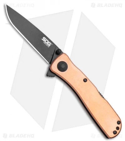 SOG Twitch II Spring Assisted Knife Copper (2.68" Black) TWI302-PB 3 SOG Twitch II Spring Assisted Knife Copper (2.68" Black) TWI302-PB