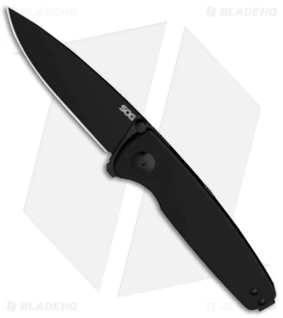 SOG Twitch III Blackout Spring Assisted Knife Black Aluminum (3.1" Black) 3 SOG Twitch III Blackout Spring Assisted Knife Black Aluminum (3.1" Black)