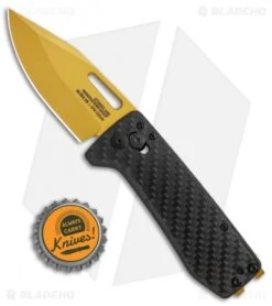 SOG Ultra XR Lock Knife Carbon Fiber (2.75" Gold) 10 SOG Ultra XR Lock Knife Carbon Fiber (2.75" Gold) -Sog Knives SOG Ultra XR XR Lock CF Gold BHQ 105689 jr bottlecap