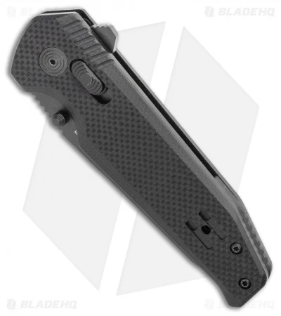 SOG Vision XR Lock Knife Black G-10 (3.4" Black Serrated) 4 SOG Vision XR Lock Knife Black G-10 (3.4" Black Serrated) - Image 2