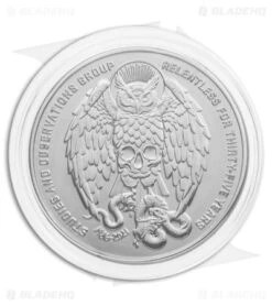 SOG Vision XR LTE Flipper Knife Black Ti (3.4" Black) 35th Anniversary Edition 14 SOG Vision XR LTE Flipper Knife Black Ti (3.4" Black) 35th Anniversary Edition -Sog Knives SOG Vision XR Lock Knife Black G10 3in Black 35th Anniversary Edition BHQ 136432 td coin side