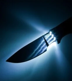 SOG Bladelight Camp Fixed Blade Knife W/ LEDs (4.50" Satin Plain) BLT21K -Sog Knives sog bladelight camp blt21k cp light