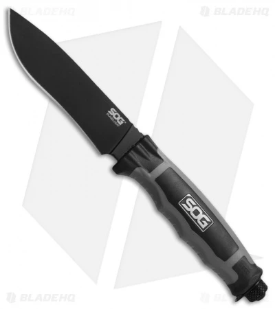 SOG Bladelight Fixed Blade Knife + Red LEDs (4.5" Black) BLT22K 3 SOG Bladelight Fixed Blade Knife + Red LEDs (4.5" Black) BLT22K