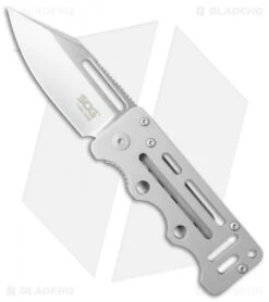 SOG Cash Card Liner Lock Wallet Knife (2.75" Satin) EZ1