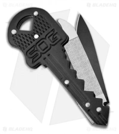 SOG Double Key Tool Knife And File (1.50" Black Plain) KEY401CP-1397 3 SOG Double Key Tool Knife And File (1.50" Black Plain) KEY401CP-1397