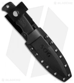 SOG Seal Pup Elite Fixed Knife W/ Kydex Sheath (TiNi PLN) E37S-K 5 SOG Seal Pup Elite Fixed Knife W/ Kydex Sheath (TiNi PLN) E37S-K -Sog Knives sog e37s k seal pup elite fixed black side