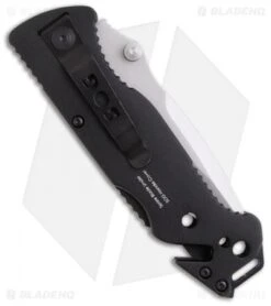 SOG Escape Folding Knife (3.4" Bead Blast Serr) FF-24 -Sog Knives sog escape ff 24 back