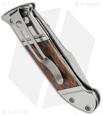 SOG Fielder Mini Liner Lock Knife Wood (2.75" Satin) FF-33 4 SOG Fielder Mini Liner Lock Knife Wood (2.75" Satin) FF-33 - Image 2