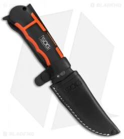 SOG Rotohook Clip Point Fixed Blade Knife (4.50" Satin Plain) HT101L 7 SOG Rotohook Clip Point Fixed Blade Knife (4.50" Satin Plain) HT101L -Sog Knives sog rotohook fixed ht101l sheath