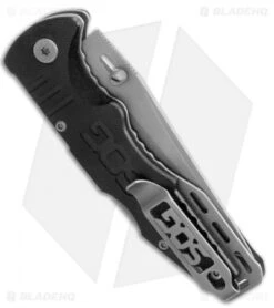 SOG Salute Mini Lockback Knife (3.125" Bead Blast) FF1001 -Sog Knives sog salute min bead blast ff1001 cp side jm