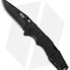 SOG Salute Mini Lockback Knife (3.125" Black) FF1101 -Sog Knives sog salute mini black ff1101 cf jm