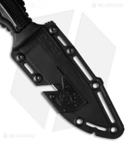 SOG Seal Strike Fixed Blade + Deluxe Sheath (4.875" TiNi Black Serr) SS1003 7 SOG Seal Strike Fixed Blade + Deluxe Sheath (4.875" TiNi Black Serr) SS1003 -Sog Knives sog seal strike ss1003 cp sheath2 cm