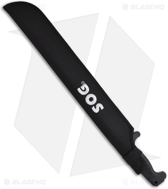 SOG SOGfari Machete Fixed Blade Knife (18" Black) MC-02 4 SOG SOGfari Machete Fixed Blade Knife (18" Black) MC-02 - Image 2