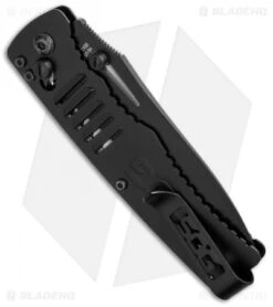SOG Targa Tanto Folding Knife Black (3.50" Black) TG1002-BX 6 SOG Targa Tanto Folding Knife Black (3.50" Black) TG1002-BX -Sog Knives sog targa black tg1002 bx side cm