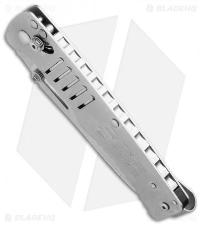 SOG Targa Tanto Folding Knife (3.50" Satin) TG1001-BX 5 SOG Targa Tanto Folding Knife (3.50" Satin) TG1001-BX - Image 3