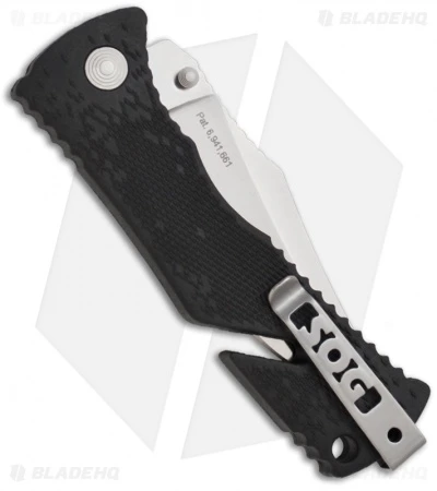 SOG Trident Large Tanto Assisted Opening Knife Black (3.75" Satin) TF-6 4 SOG Trident Large Tanto Assisted Opening Knife Black (3.75" Satin) TF-6 - Image 2