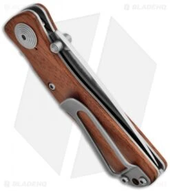 SOG Twitch II Wood Assisted Opening Gentleman's Knife (2.68" Satin) TWI-17 -Sog Knives sog twitch ii wood spring assist twi 17 side